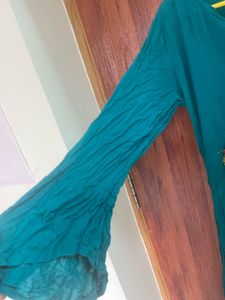 Boho Teal Dress