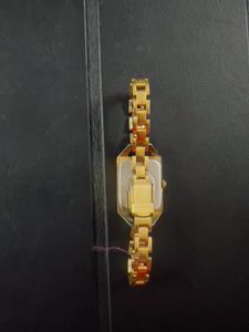 Sonata Golden Watch With Metal Chain Strap