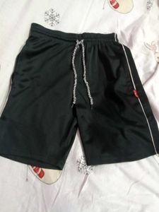 Black Casual Men's Shorts
