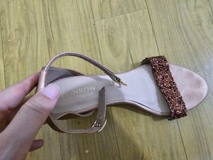 Maroon Block Heel