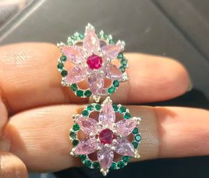 floral Toe Rings pure silver