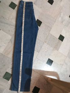 Dark Blue Wide Leg Jeans
