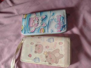 Two Beautiful Blue And White Purse For Girls👛