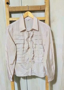 Beige Colour Designer Shirt Size-36-38