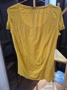 Yellow Casual T-Shirt