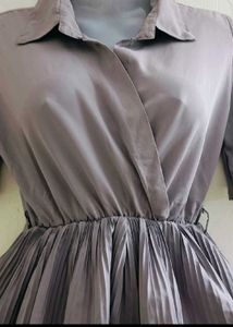 Tiered Mini Shirt Dress