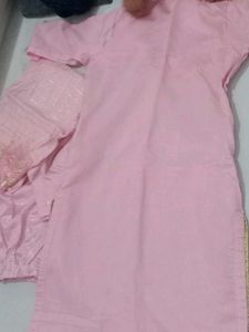 😍Pink Embroidered Kurta Set😍