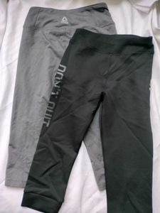 Black And Grey Capri Combo