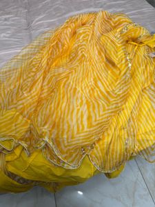 Aaccho Pre Draped Yellow Saree