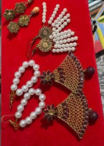 Earrings (Pair Of 4)