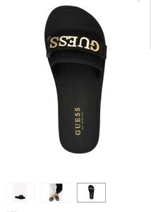 Guess Black Slides