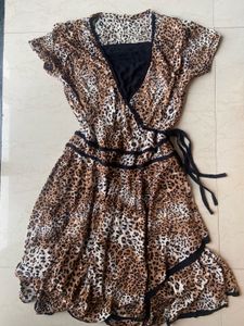 SALE! Y2k vintage leopard print dress
