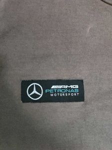 official Mercedes merch Striped T-Shirt