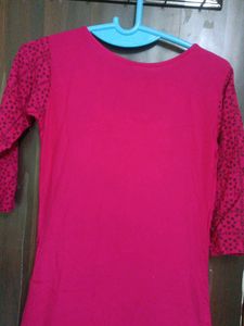 Rayon Straight Cut Umbrella Kurti L Size