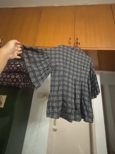 Polka Patterned Blouse