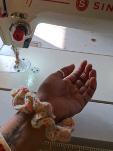Handmade Crochet Scrunchie