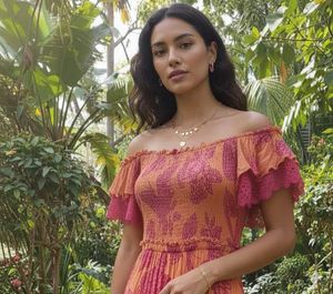 Floral Off-Shoulder Maxi Dress