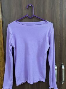Lilac Long Sleeve Top