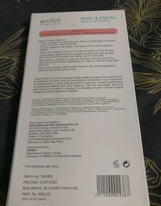 ENRICH WAX STRIP BRANDED