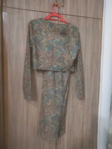 Paisley Print Dress Set