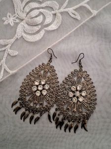 Statement Silver Earrings