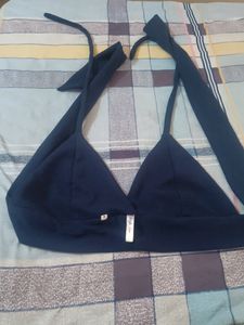 Navy Blue Bikini Top