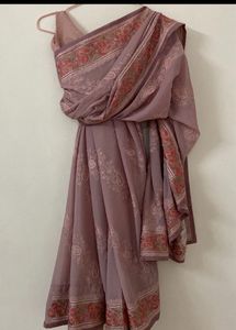 Mauve Saree
