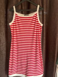 Bodycon Red Sleeveless Dress