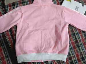 Pink &amp; White Zip-Up Jacket
