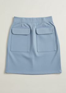 Light Blue Pocket Skirt