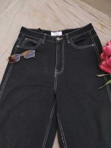 5 Pocket Cargo High Waisted Jeans For Women