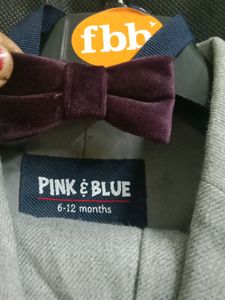 Grey Suit For Baby Boy 6 To 9 Months
