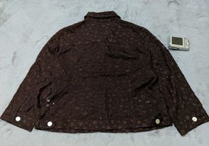Heart of Palms brown lace jacket