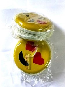 Brand New Smiley Headphones Pouch