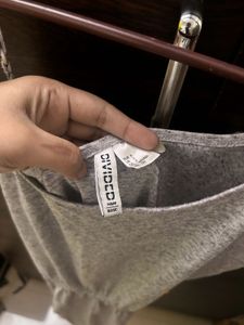 Gray Sleeveless Romper