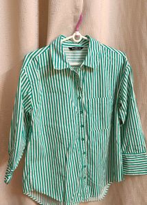 Striped Green Shirt
