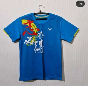 VICTOR BADMINTON TSHIRT ( BLUE )