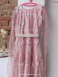 Elegant Pink Ethnic Gown