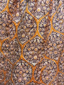 Vintage Patterned Midi Skirt