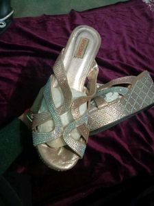 Sparkly Wedge Heels