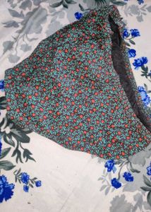 Green Print Women Underwear Penty