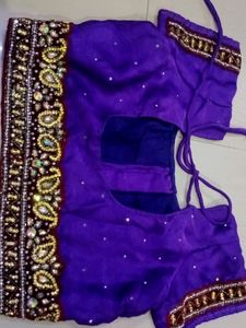 Heavy work saree No Return/no Refund