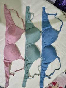 New Pretty Padded Bra Set Of 3