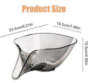 Clazkit Transparent Kitchen Sink Drain Basket