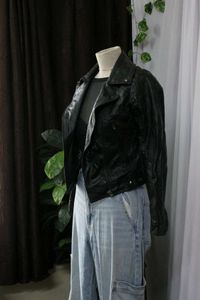 Vintage Black Leather Jacket