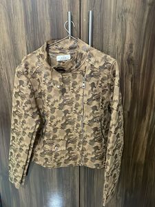Camouflage Biker Jacket