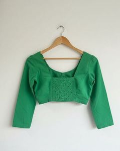 Green Blouse - Stylish Ethnic Top