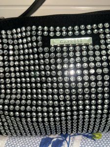 Caprese Embellished Structure Shoulder Bag