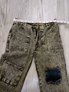 Sc8734 Sabrin Cargo Bootcut Jeans Waist 26