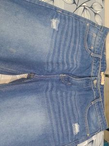 Distressed Denim Jeans